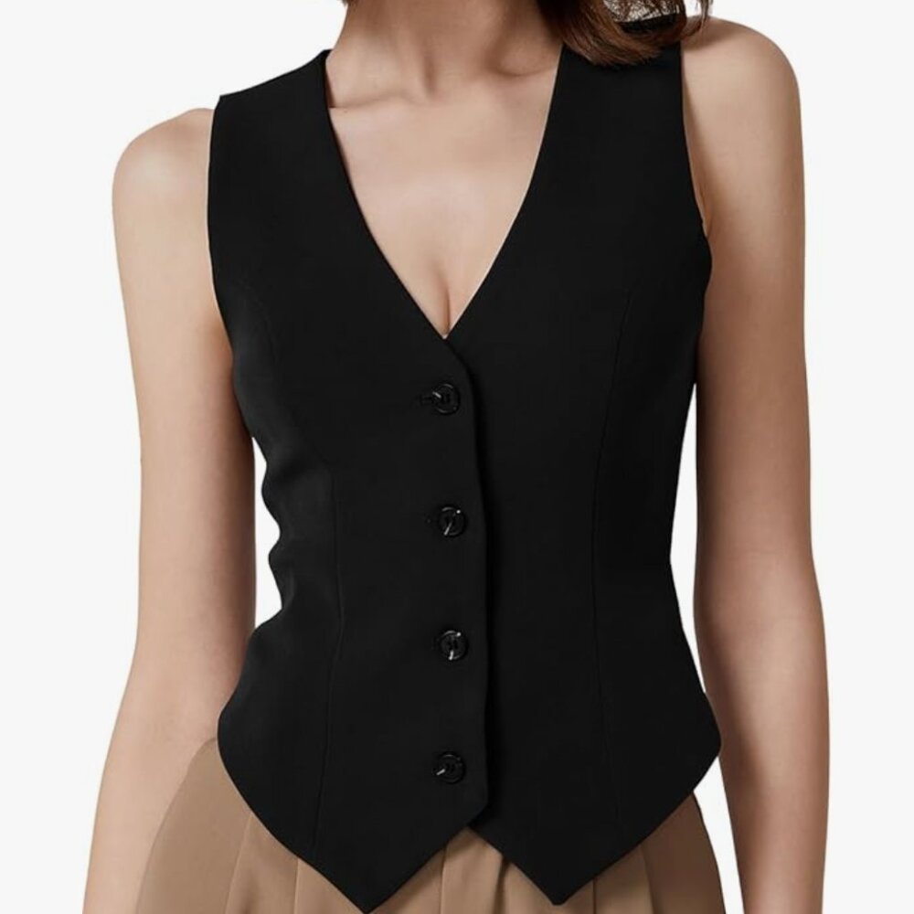 Classic Black Vest